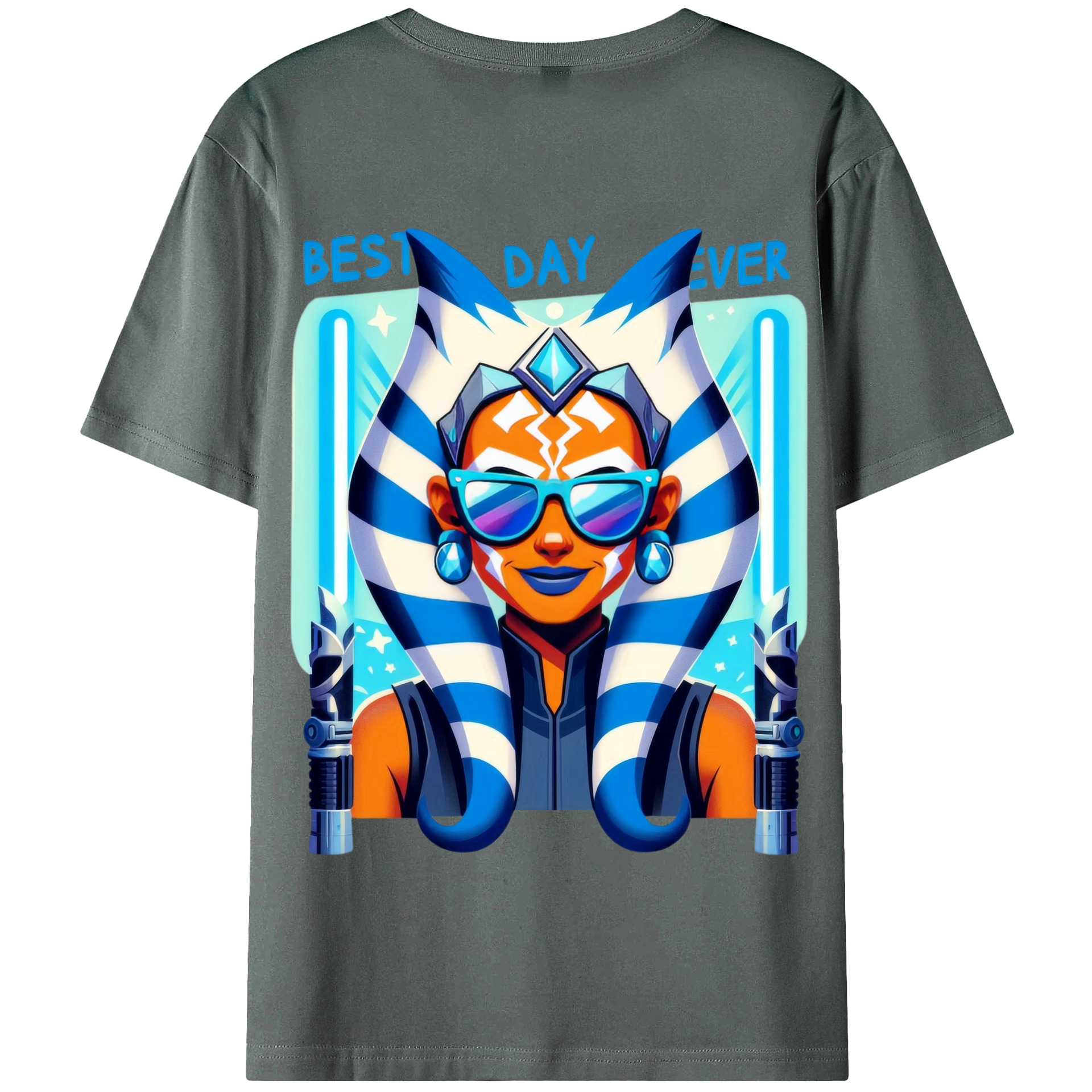（画像用） スター・ウォーズ Star Wars 綿100％半袖Tシャツ（背面プリント）